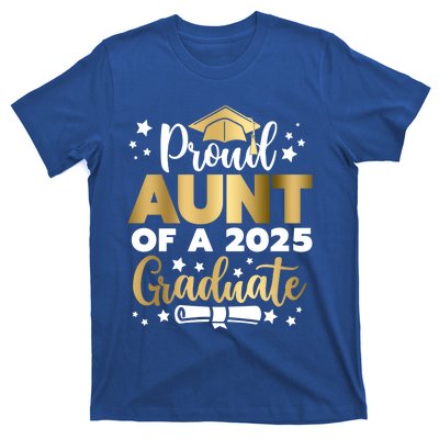 Proud Aunt Of A 2025 Graduate Auntie Senior 2025 Cute Gift T-Shirt