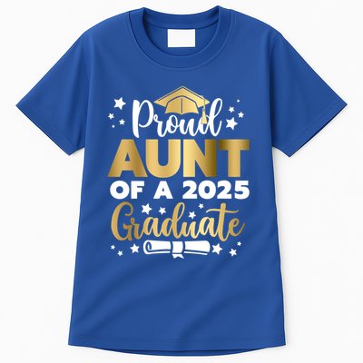 Proud Aunt Of A 2025 Graduate Auntie Senior 2025 Cute Gift Tall T-Shirt
