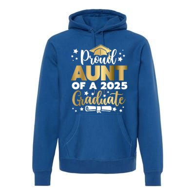 Proud Aunt Of A 2025 Graduate Auntie Senior 2025 Cute Gift Premium Hoodie