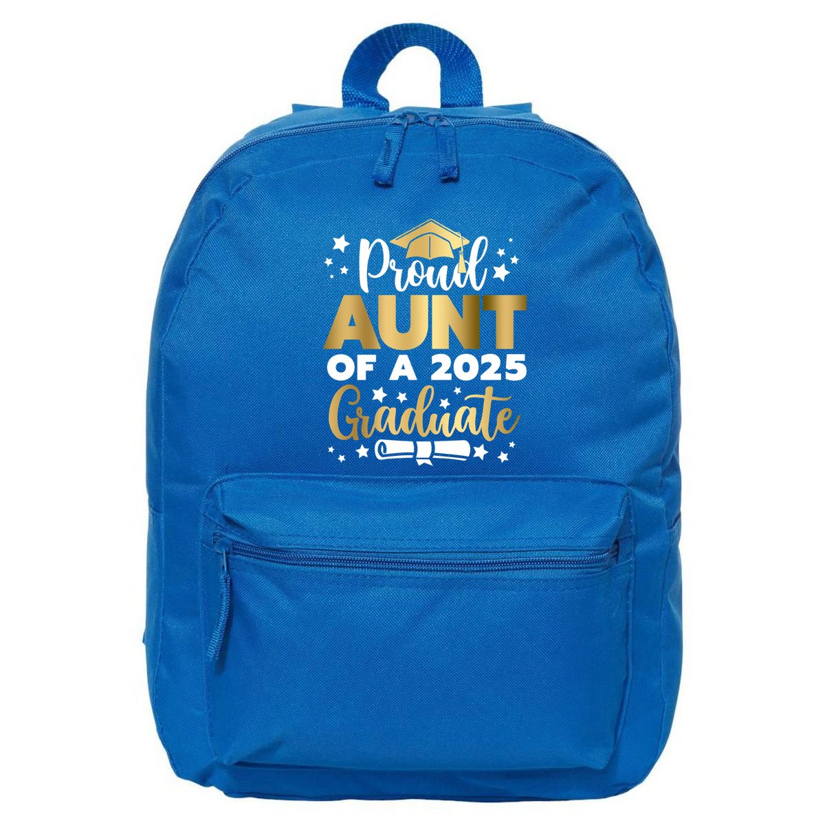 Proud Aunt Of A 2025 Graduate Auntie Senior 2025 Cute Gift 16 in Basic Backpack