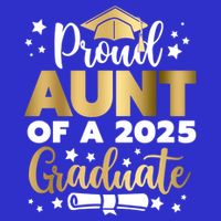 Proud Aunt Of A 2025 Graduate Auntie Senior 2025 Cute Gift 16 in Basic Backpack