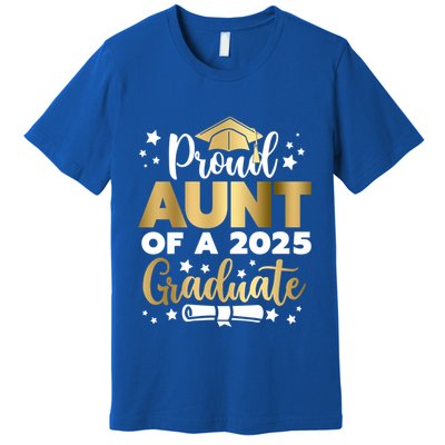 Proud Aunt Of A 2025 Graduate Auntie Senior 2025 Cute Gift Premium T-Shirt