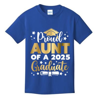 Proud Aunt Of A 2025 Graduate Auntie Senior 2025 Cute Gift Kids T-Shirt