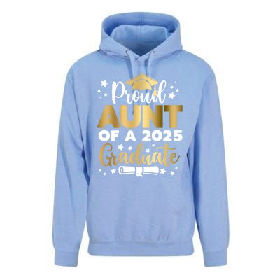 Proud Aunt Of A 2025 Graduate Auntie Senior 2025 Cute Gift Unisex Surf Hoodie