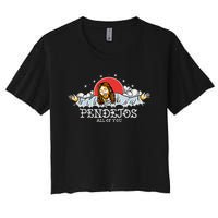 Pendejos All Of You Jesus Sarcastic Humor God Women's Crop Top Tee