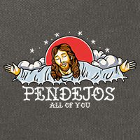 Pendejos All Of You Jesus Sarcastic Humor God Cotton Canvas Backpack