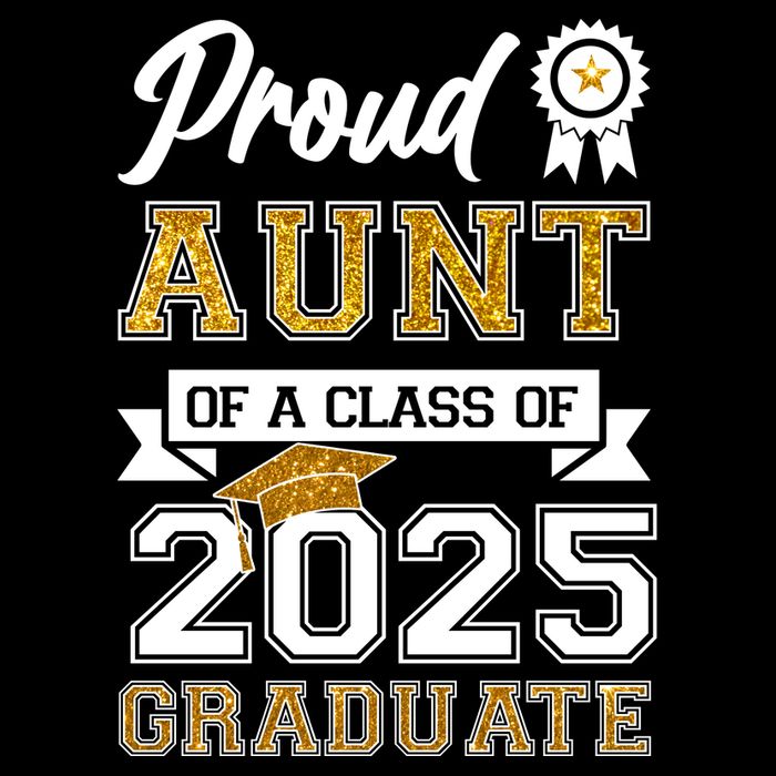 Proud Aunt Of A Class Of 2025 Graduate Flexfit Unipanel Trucker Cap