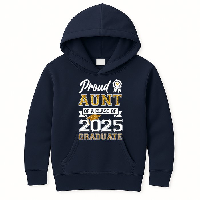 Proud Aunt Of A Class Of 2025 Graduate Kids Hoodie