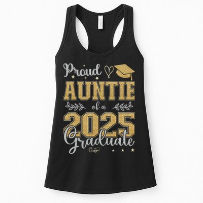 Proud Auntie Of A Class Of 2025 Graduate For Graduation Womens Tank Top