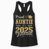 Proud Auntie Of A Class Of 2025 Graduate For Graduation Womens Tank Top