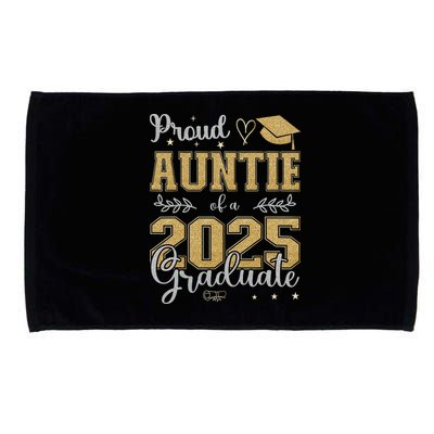 Proud Auntie Of A Class Of 2025 Graduate For Graduation Microfiber Hand Towel