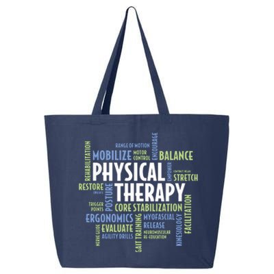 PTA And Physical Therapist PT Month Physical Therapy 25L Jumbo Tote