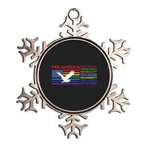 Pro America Pro Acceptance Pro Science Pro Equality Pro Book Metallic Star Ornament