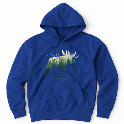Preserve And Protect Vintage National Park Moose Gift Hoodie