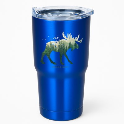 Preserve And Protect Vintage National Park Moose Gift Tumbler