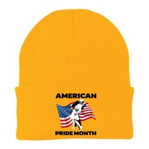 Patriotic American Pride Month Classic Wwii Soldier Kissing Nurse Knit Cap Winter Beanie