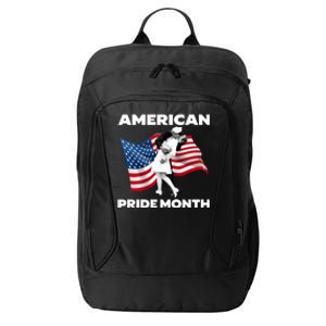 Patriotic American Pride Month Classic Wwii Soldier Kissing Nurse City Backpack