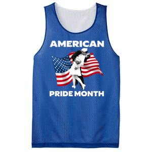 Patriotic American Pride Month Classic Wwii Soldier Kissing Nurse Mesh Reversible Basketball Jersey Tank