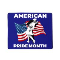 Patriotic American Pride Month Classic Wwii Soldier Kissing Nurse Mousepad