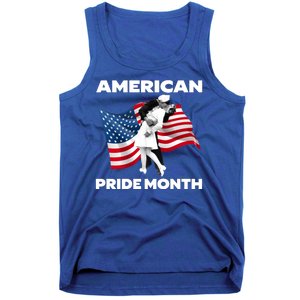 Patriotic American Pride Month Classic Wwii Soldier Kissing Nurse Tank Top