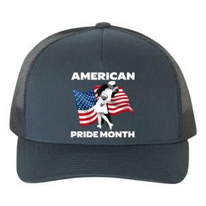 Patriotic American Pride Month Classic Wwii Soldier Kissing Nurse Yupoong Adult 5-Panel Trucker Hat