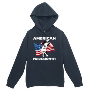 Patriotic American Pride Month Classic Wwii Soldier Kissing Nurse Urban Pullover Hoodie