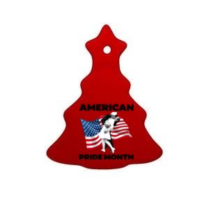 Patriotic American Pride Month Classic Wwii Soldier Kissing Nurse Ceramic Tree Ornament