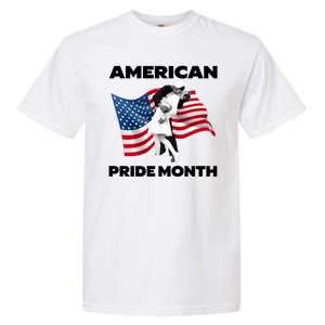 Patriotic American Pride Month Classic Wwii Soldier Kissing Nurse Garment-Dyed Heavyweight T-Shirt