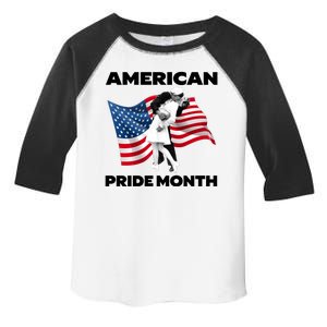 Patriotic American Pride Month Classic Wwii Soldier Kissing Nurse Toddler Fine Jersey T-Shirt