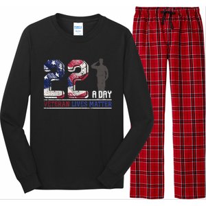 Patriotic America Proud Veterans Gift Veterans Day Great Gift Long Sleeve Pajama Set