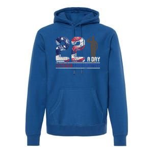 Patriotic America Proud Veterans Gift Veterans Day Great Gift Premium Hoodie