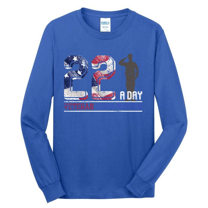 Patriotic America Proud Veterans Gift Veterans Day Great Gift Tall Long Sleeve T-Shirt