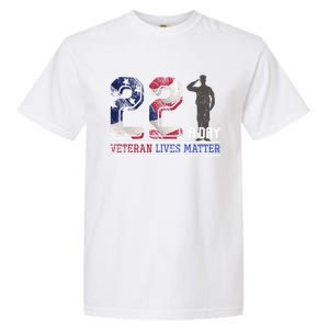 Patriotic America Proud Veterans Gift Veterans Day Great Gift Garment-Dyed Heavyweight T-Shirt