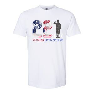 Patriotic America Proud Veterans Gift Veterans Day Great Gift Softstyle CVC T-Shirt