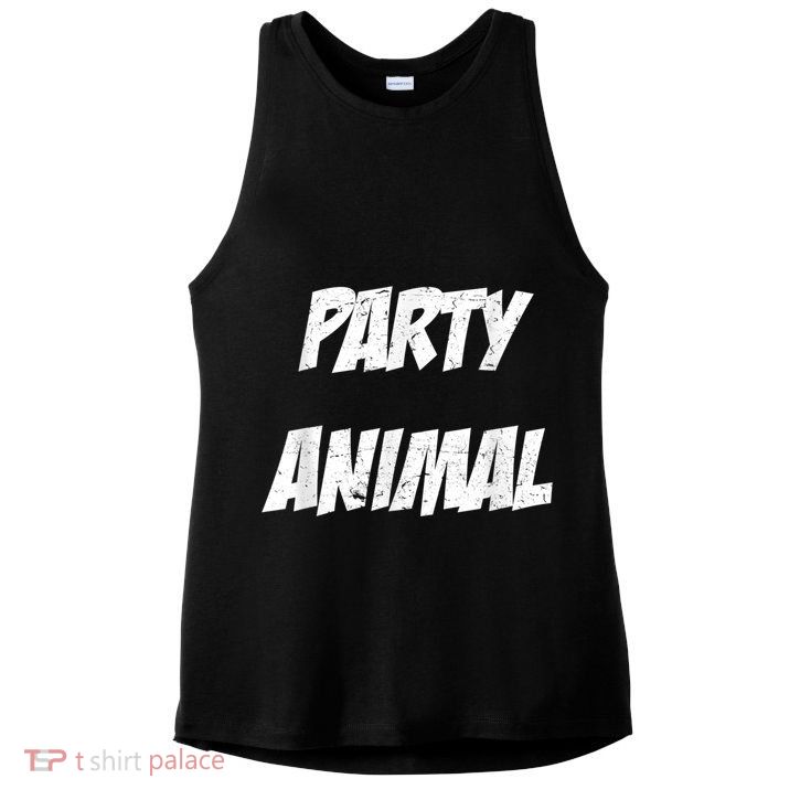 Party Animal Ladies PosiCharge Tri-Blend Wicking Tank