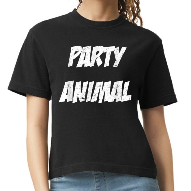 Party Animal Comfort Colors Boxy T-Shirt