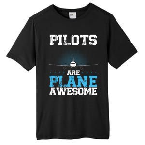 Pilots Are Plane Awesome Aviation Airline Pilot Long Sleeve Tall Fusion ChromaSoft Performance T-Shirt