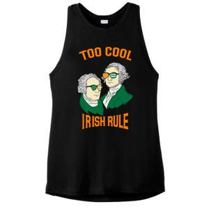 Patriotic American President Cool Irish Rule St Patrick Day Cool Gift Ladies PosiCharge Tri-Blend Wicking Tank