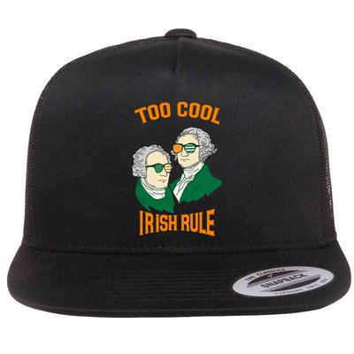 Patriotic American President Cool Irish Rule St Patrick Day Cool Gift Flatbill Hat