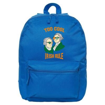 Patriotic American President Cool Irish Rule St Patrick Day Cool Gift 16 in Basic Backpack