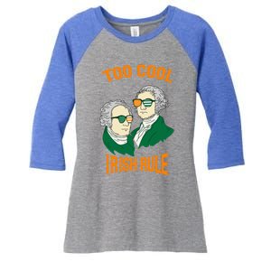 Patriotic American President Cool Irish Rule St Patrick Day Cool Gift Women's Tri-Blend 3/4-Sleeve Raglan Shirt