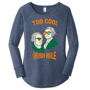 Patriotic American President Cool Irish Rule St Patrick Day Cool Gift Women's Perfect Tri Tunic Long Sleeve Shirt