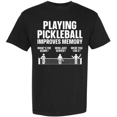Pickleball Art Paddle Sport Pickleball Lover Garment-Dyed Heavyweight T-Shirt