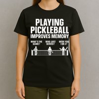 Pickleball Art Paddle Sport Pickleball Lover T-Shirt