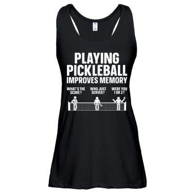 Pickleball Art Paddle Sport Pickleball Lover Ladies Essential Flowy Tank