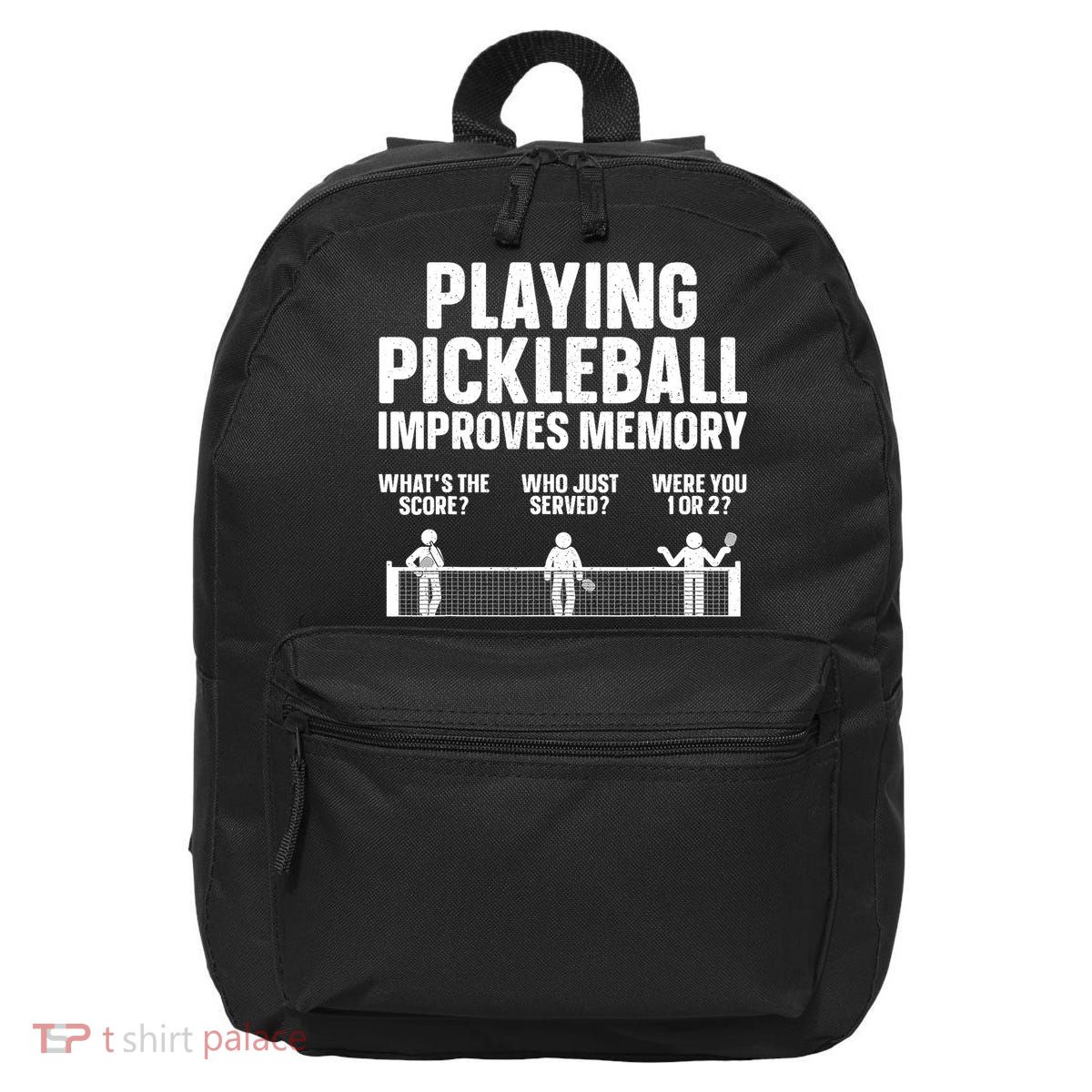 Pickleball Art Paddle Sport Pickleball Lover 16 in Basic Backpack