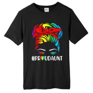 Proud Aunt Pride LGBT Flag Gay Lesbian Matching Family Tall Fusion ChromaSoft Performance T-Shirt