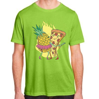 Pizza And Pineapple Dancing Adult ChromaSoft Performance T-Shirt