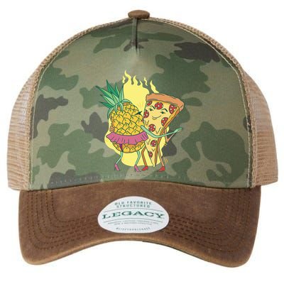 Pizza And Pineapple Dancing Legacy Tie Dye Trucker Hat