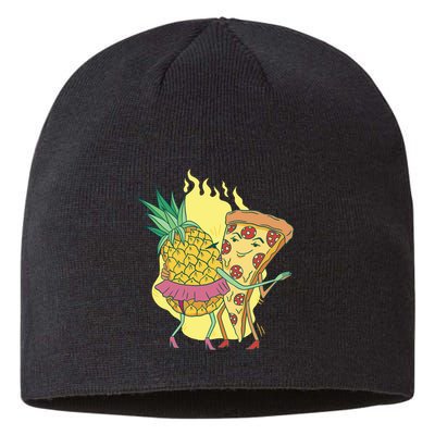 Pizza And Pineapple Dancing Sustainable Beanie